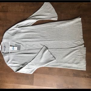 NWT Marled reunited bell sleeves silver  cardigan